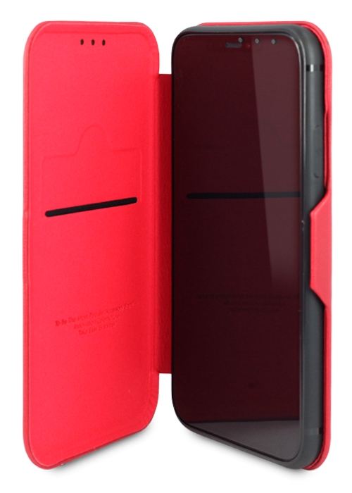 Чехол-книжка Puloka для iPhone 11 на магните красная